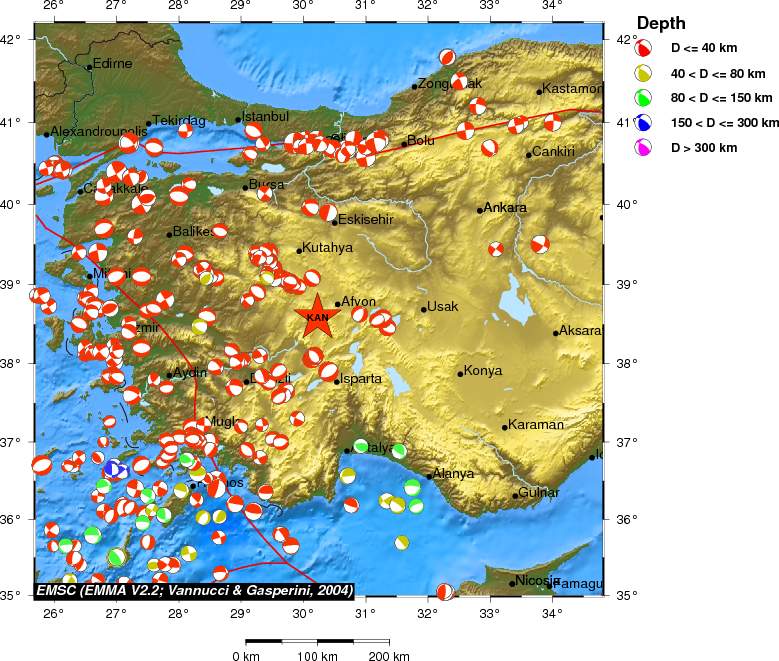 Regional moment Tensor