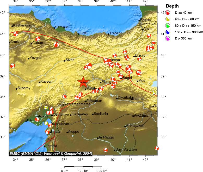 Regional moment Tensor
