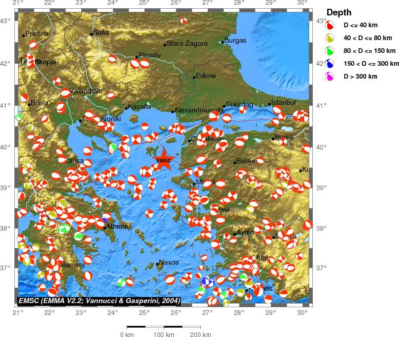 Regional moment Tensor