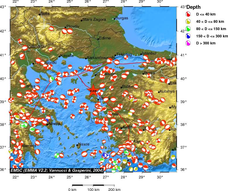 Regional moment Tensor