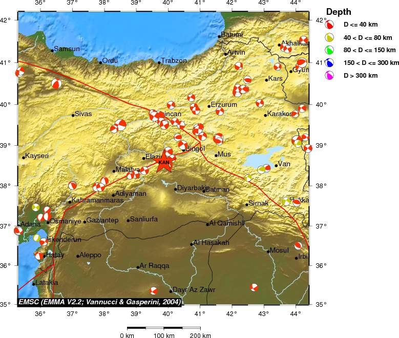 Regional moment Tensor