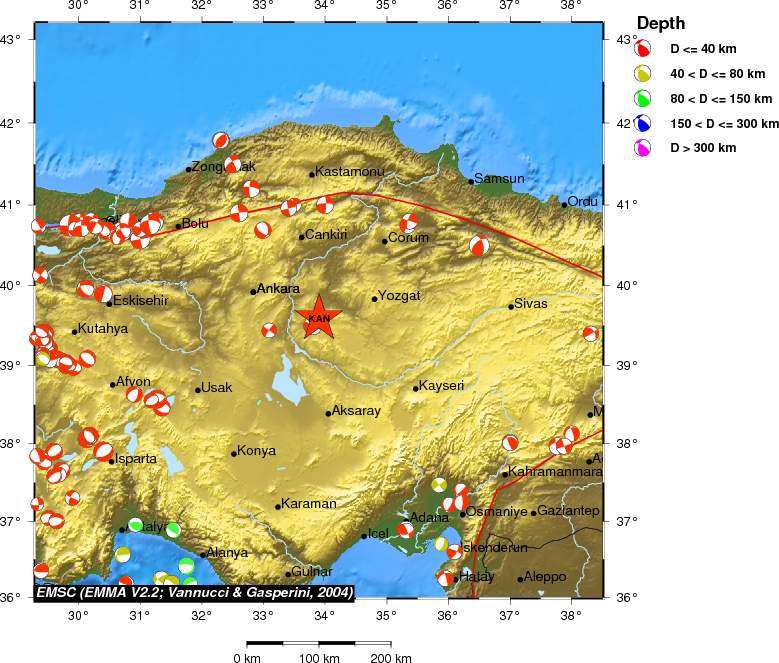 Regional moment Tensor