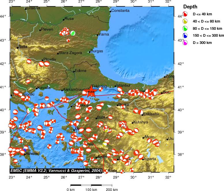 Regional moment Tensor