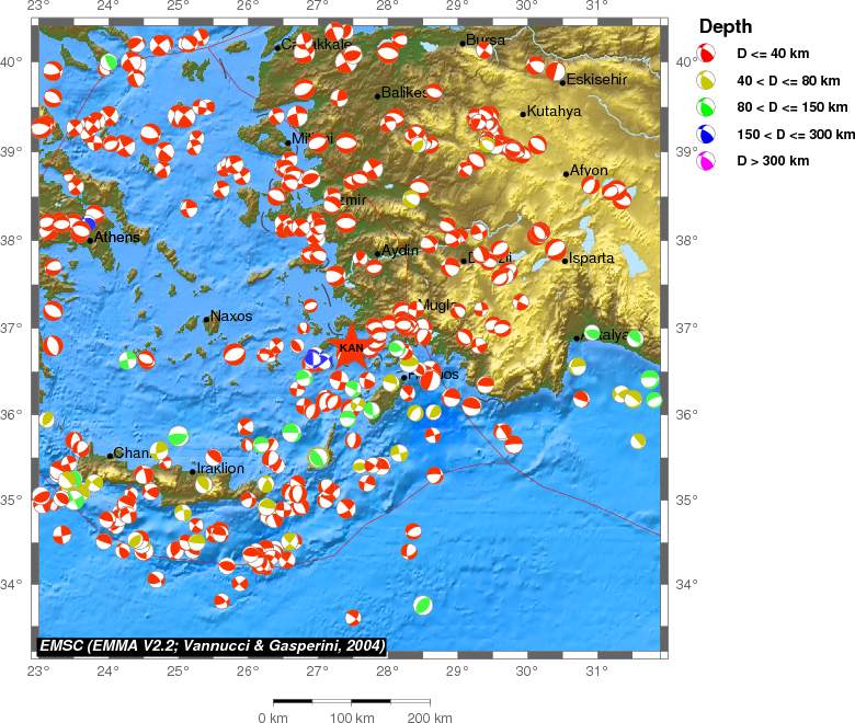 Regional moment Tensor