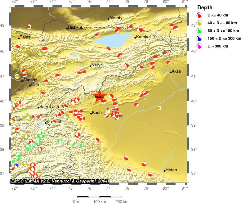 Regional moment Tensor
