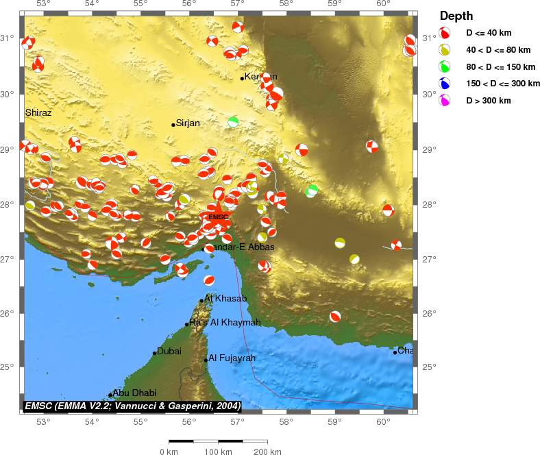 Regional moment Tensor