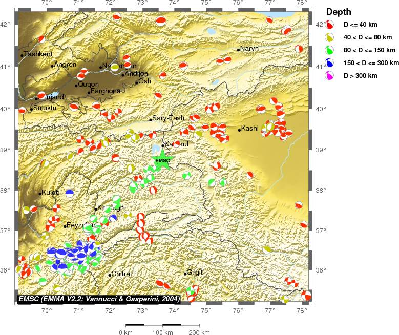 Regional moment Tensor