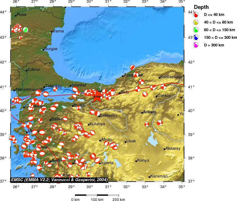 Regional moment Tensor