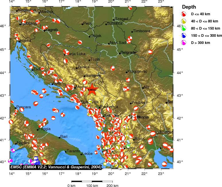 Regional moment Tensor