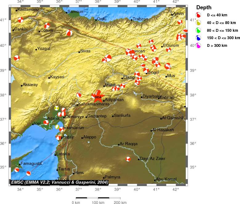 Regional moment Tensor