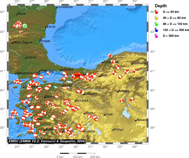 Regional moment Tensor