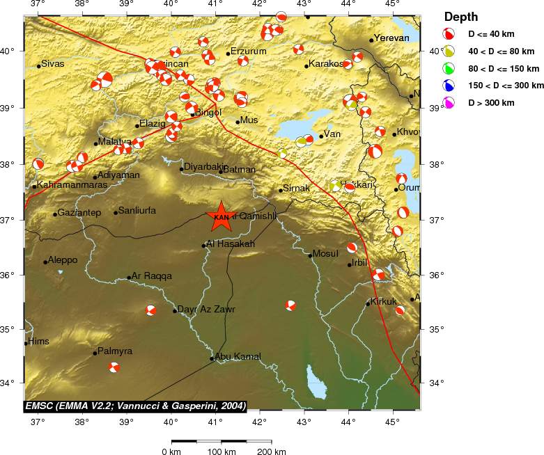 Regional moment Tensor