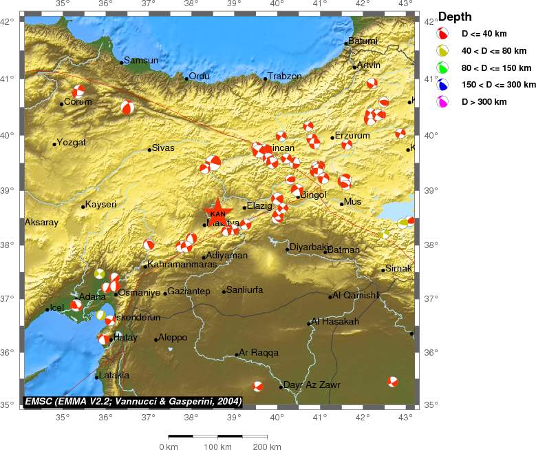 Regional moment Tensor