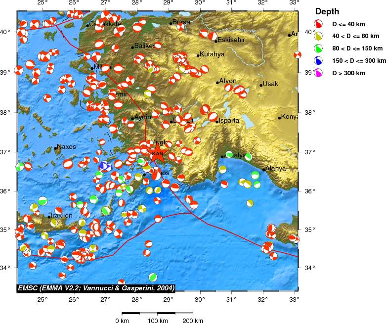 Regional moment Tensor