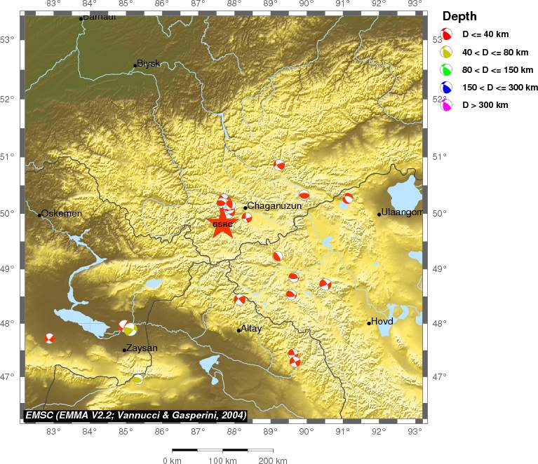Regional moment Tensor