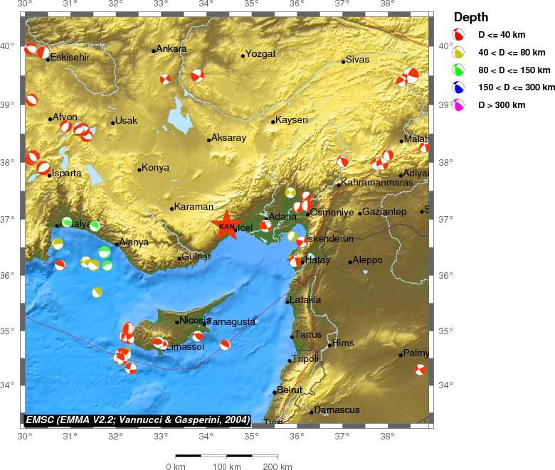 Regional moment Tensor