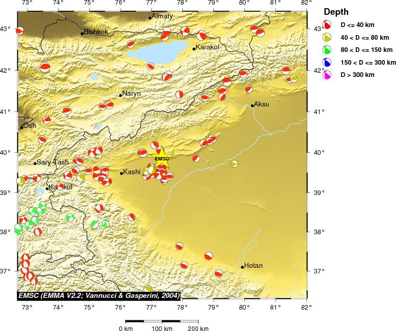 Regional moment Tensor
