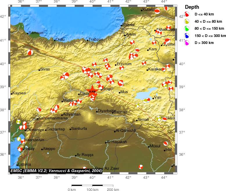 Regional moment Tensor