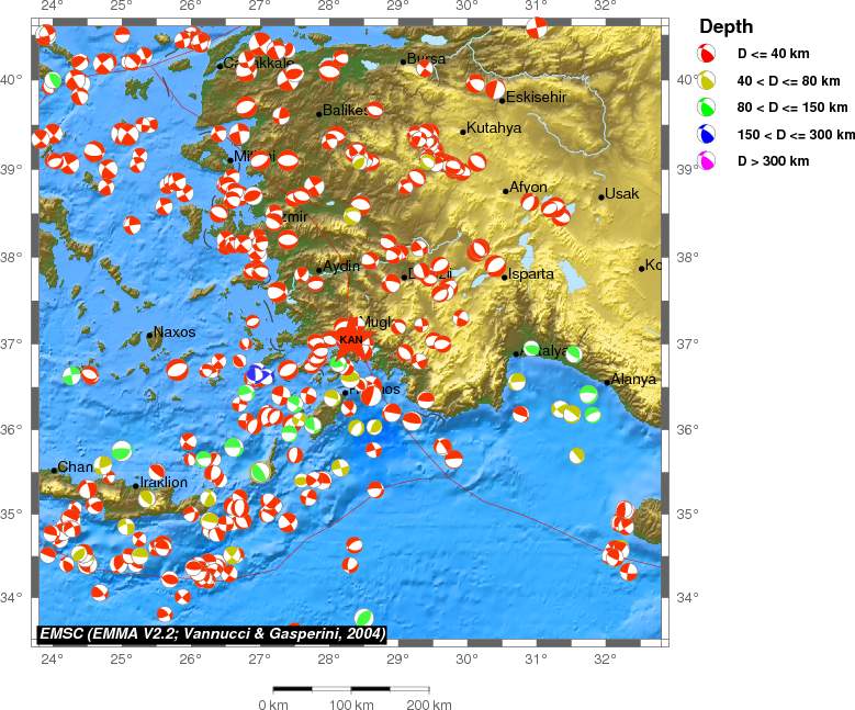 Regional moment Tensor