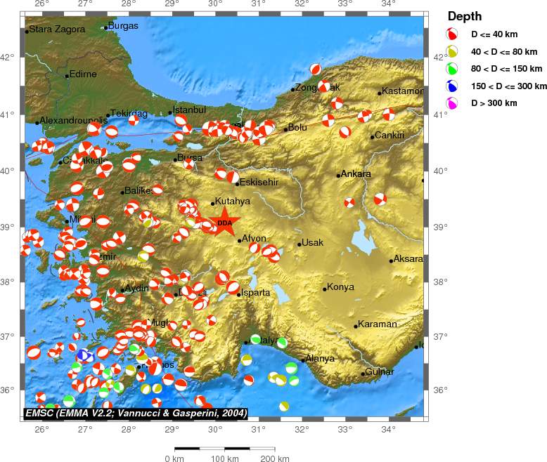 Regional moment Tensor