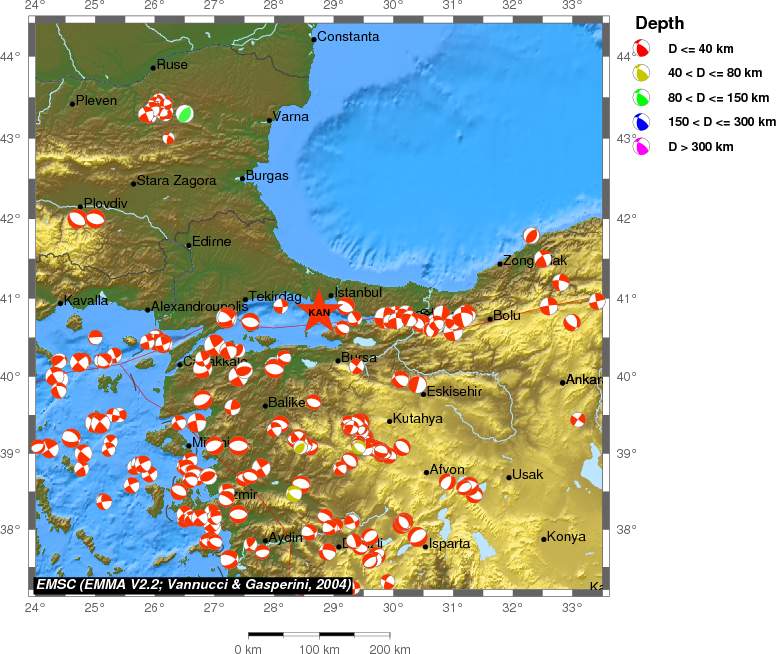 Regional moment Tensor