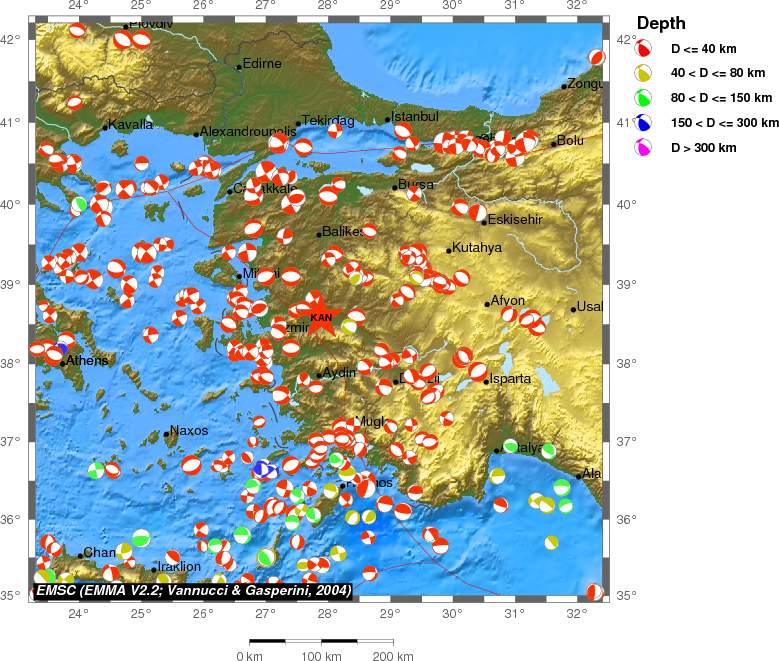 Regional moment Tensor