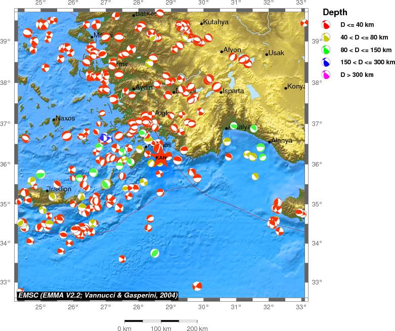 Regional moment Tensor