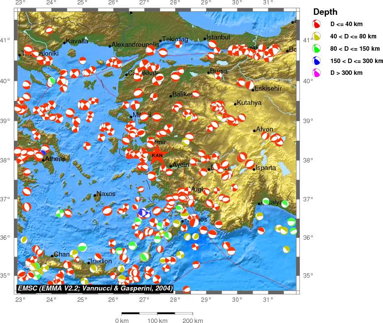 Regional moment Tensor