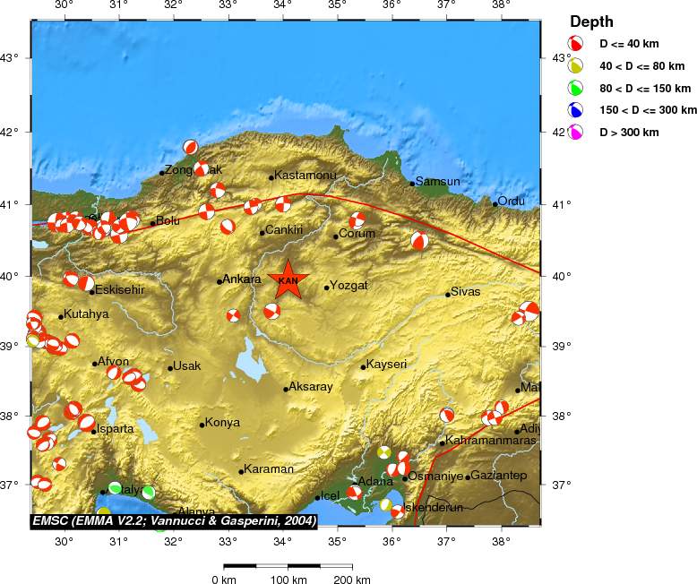 Regional moment Tensor