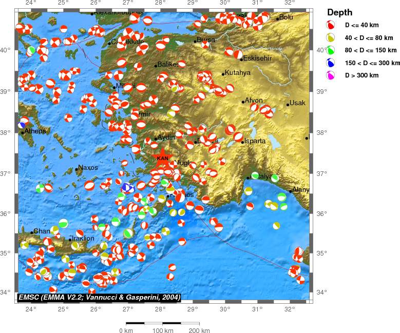 Regional moment Tensor
