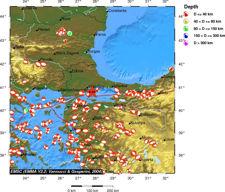 Regional moment Tensor