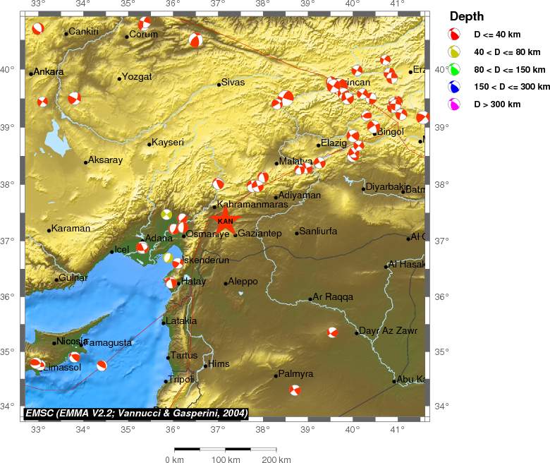 Regional moment Tensor