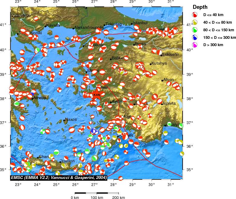 Regional moment Tensor