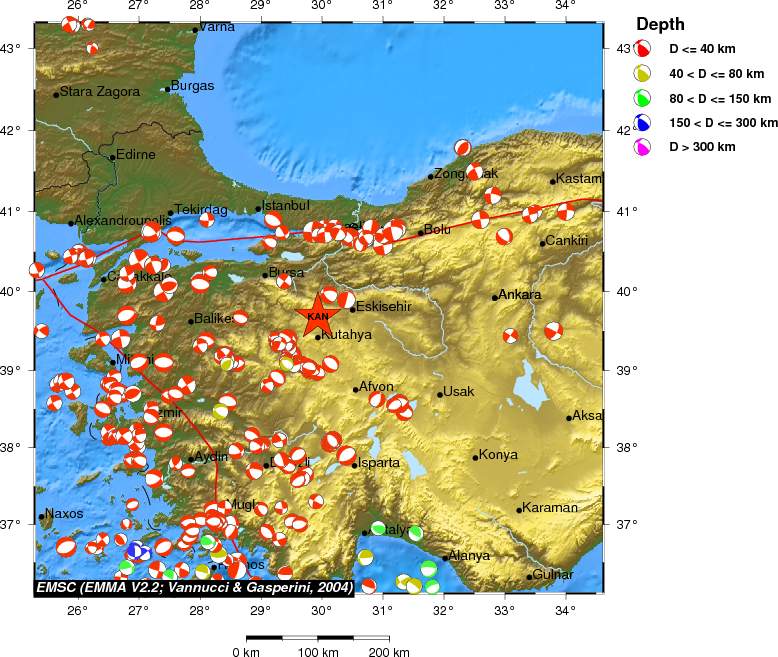 Regional moment Tensor