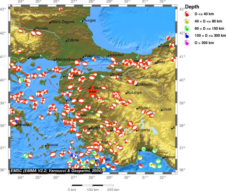 Regional moment Tensor