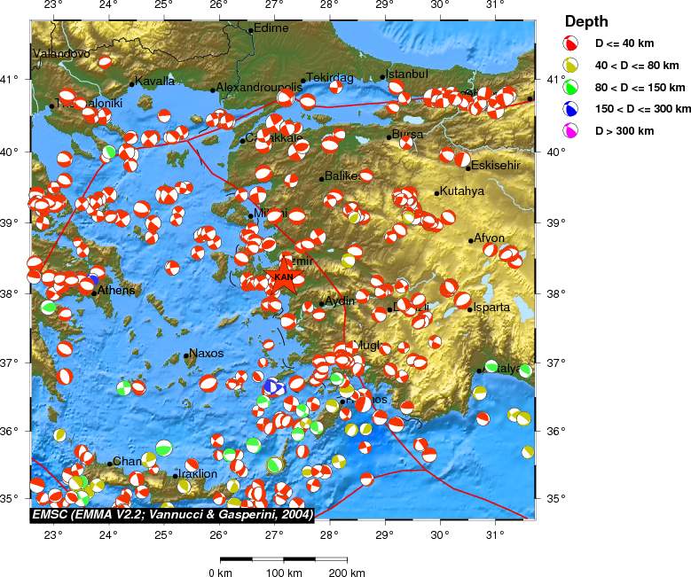 Regional moment Tensor