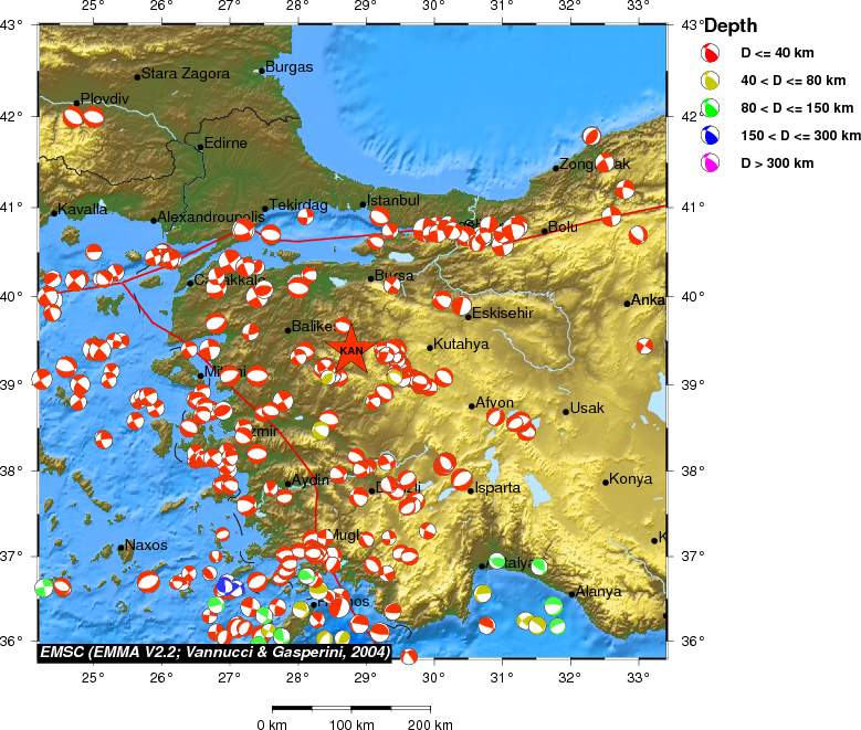Regional moment Tensor