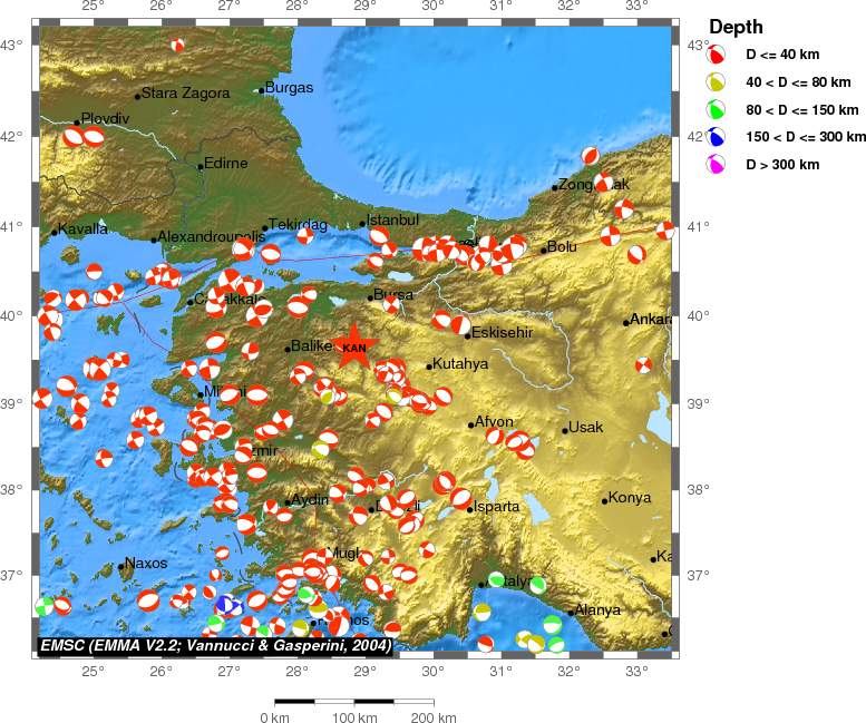 Regional moment Tensor