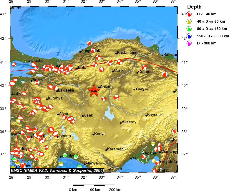 Regional moment Tensor