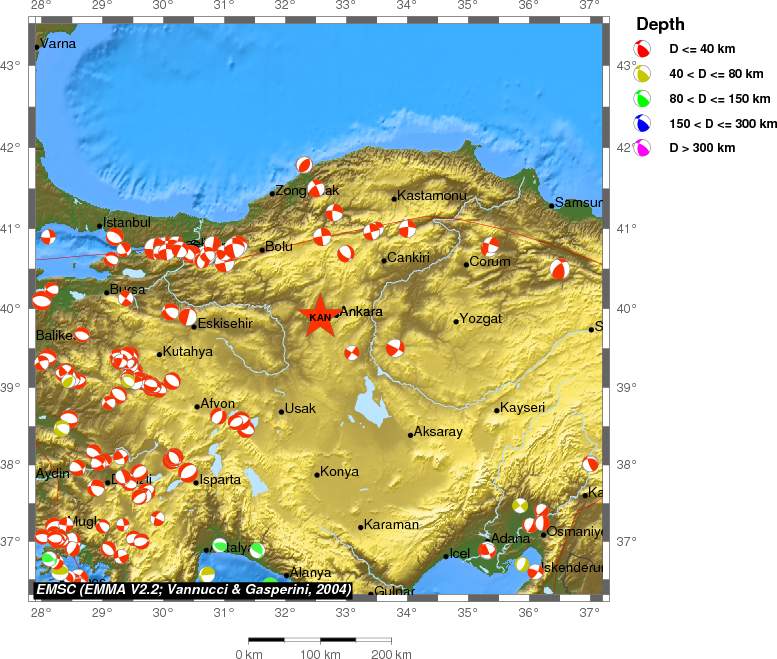 Regional moment Tensor