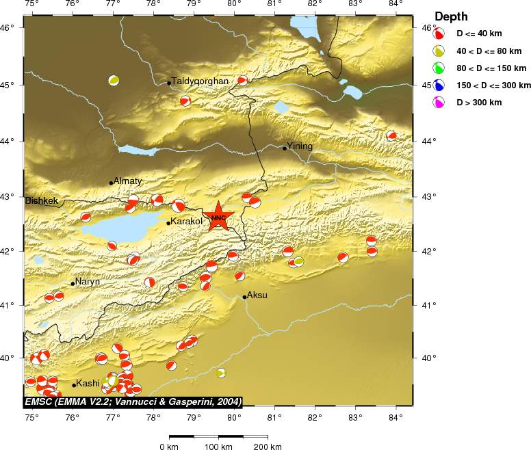 Regional moment Tensor