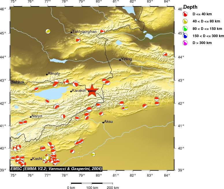 Regional moment Tensor