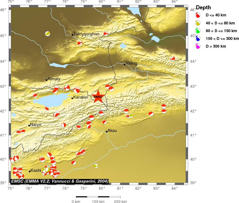 Regional moment Tensor