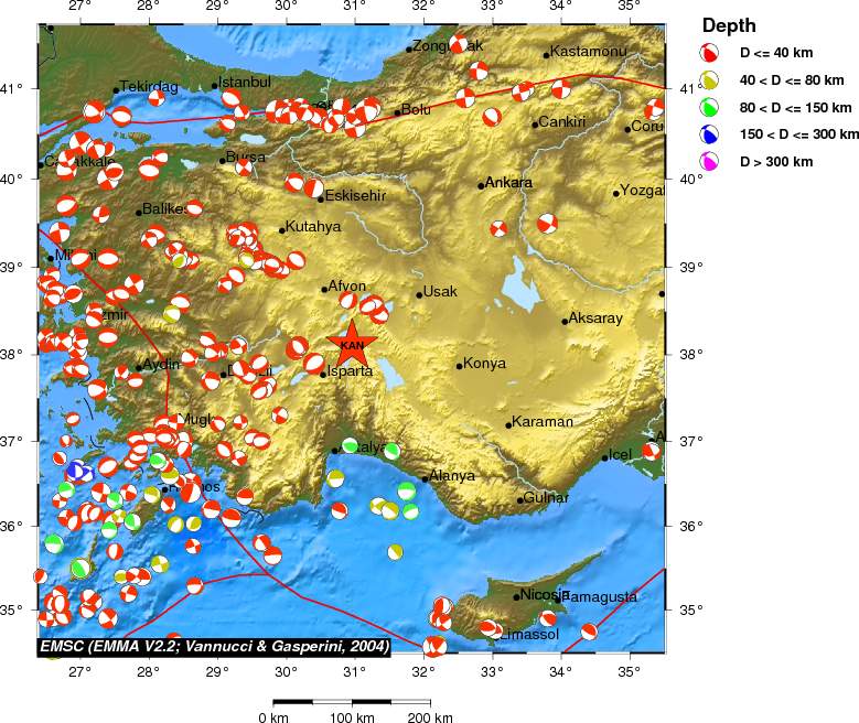 Regional moment Tensor