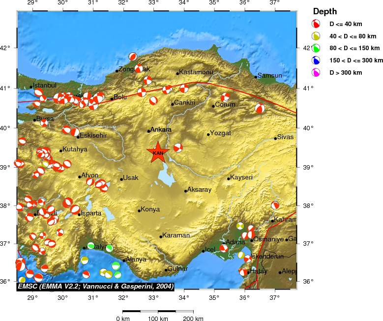 Regional moment Tensor