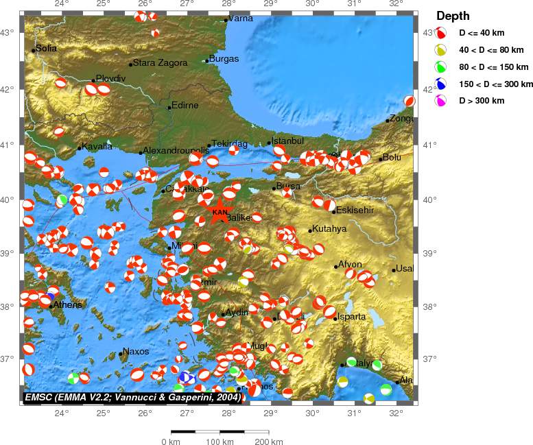 Regional moment Tensor