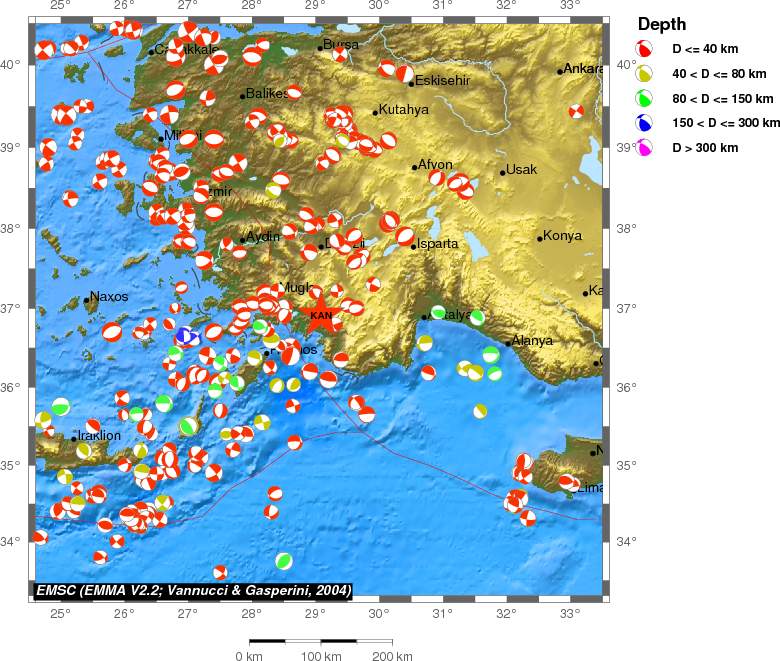 Regional moment Tensor