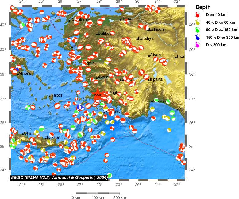 Regional moment Tensor