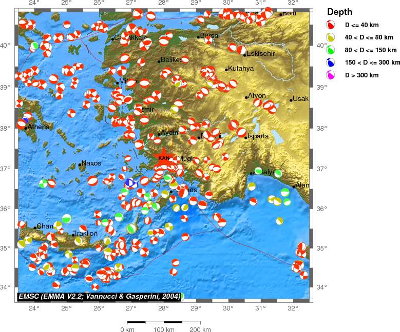 Regional moment Tensor