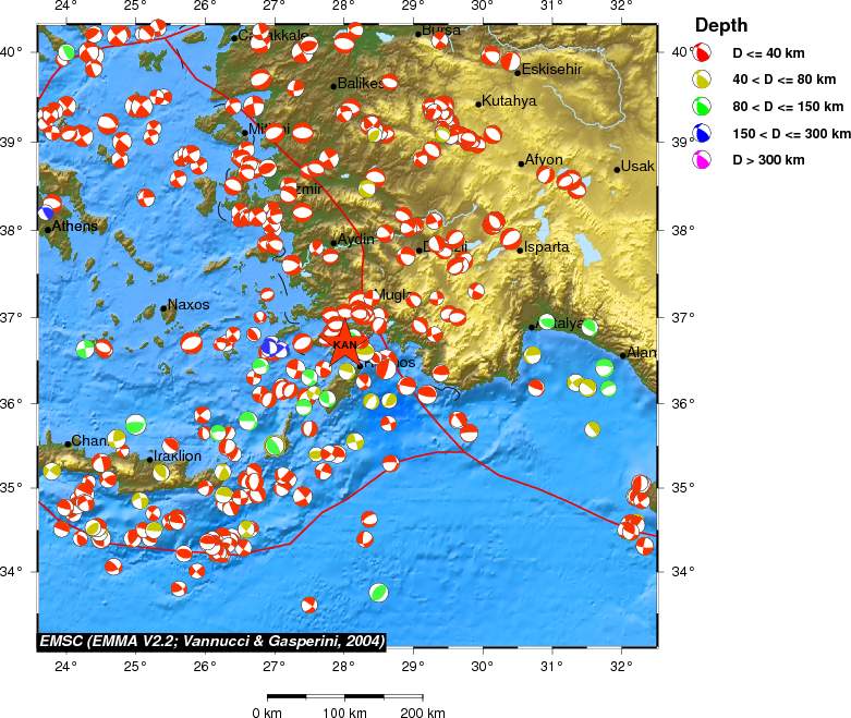 Regional moment Tensor